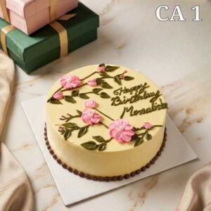 Round shape flower decoration cake CA1