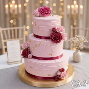 3 Tier Anniversary cake CA3