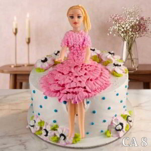 Barbie doll cake CA8
