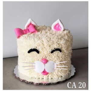 Kitty cat face cake CA20
