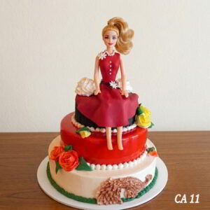 3 Tier doll cake CA11