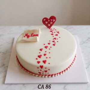 Theme of love cake CA86
