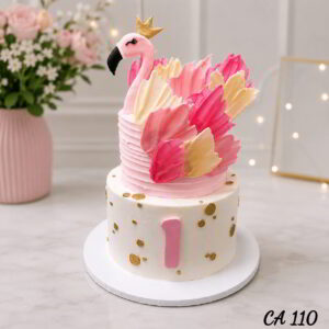 Flamingo- chocolate decoration cake CA110