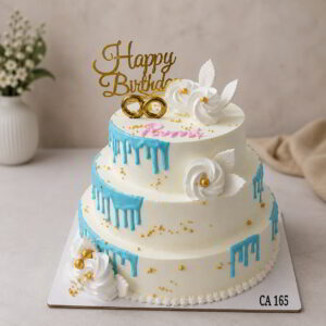 3tier standard decoration cake CA165