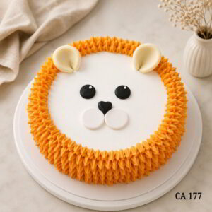 Lion face cake CA177