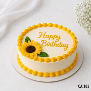 Sunflower decoration cake CA181
