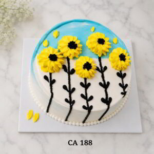 Sunflower decoration cake CA188