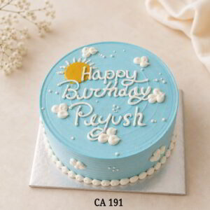 Sun and cloud decoration cake CA191