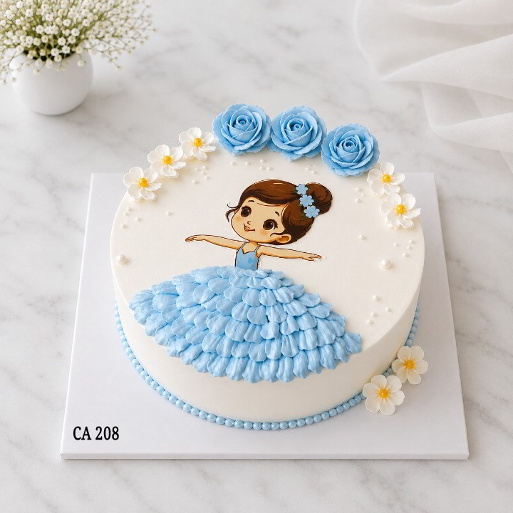 Cute Princess sticker decoration cake CA208