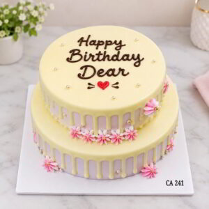 Tow tier decoration cake CA241